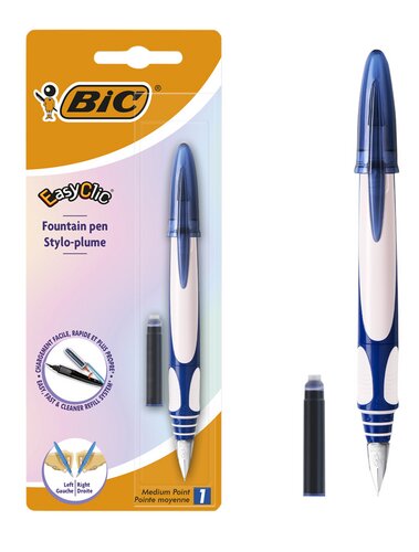 BIC Easy Clic stylo plume ergo-grip