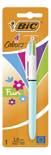 BIC stylo à bille 4 couleurs Fun