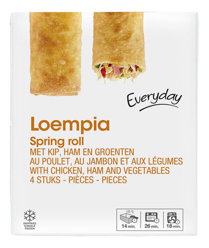 EVERYDAY loempia kip ham
