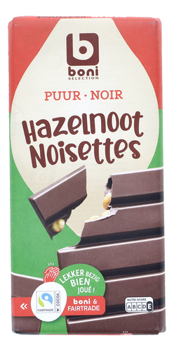 BONI chocolat noir noisettes FT