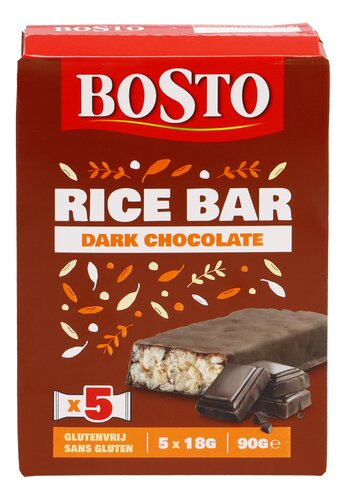 BOSTO Rice bar dark chocolate bestellen | Colruyt