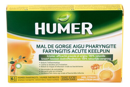 Humer Faryngitis citroen-honing