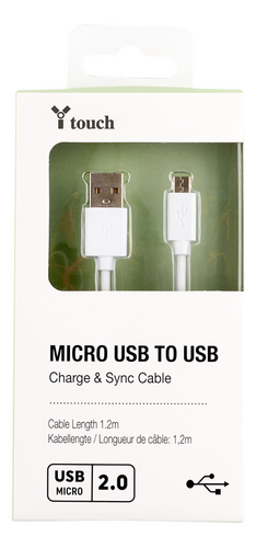  Y Touch câble micro usb 1,2m