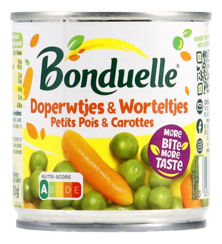 BONDUELLE erwten & wortelen blik