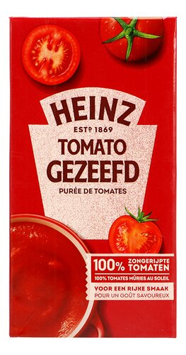 Heinz tomato gezeefd