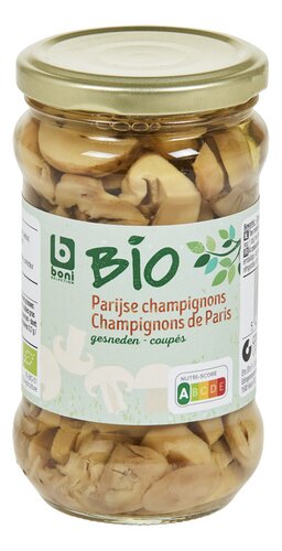 BONI BIO champignons Paris coupés