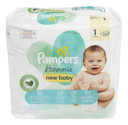 PAMPERS Harmonie Langes Taille 1