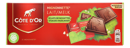COTE D'OR Mignonnette Lait Noisette