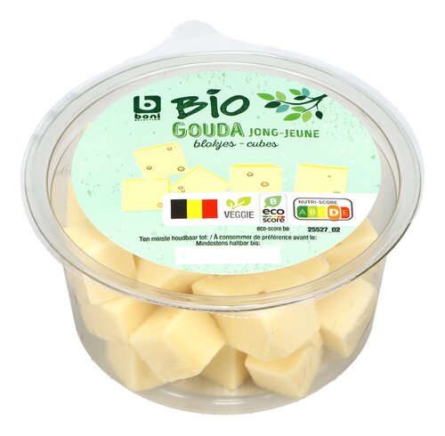 BONI BIO gouda jeune cubes