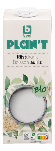 BONI PLAN'T rijstdrank natuur Bio