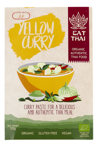 EAT THAI pâte curry Thai jaune bio