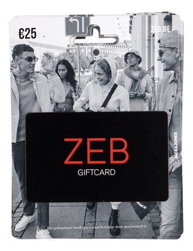 ZEB Zeb carte cadeau 25 euro