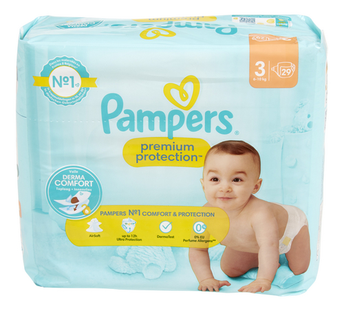 PAMPERS Premium Protection luiers | Colruyt