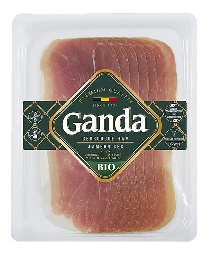 GANDA jambon cru bio sg