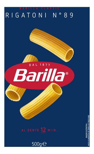 BARILLA pâtes rigatoni n.89