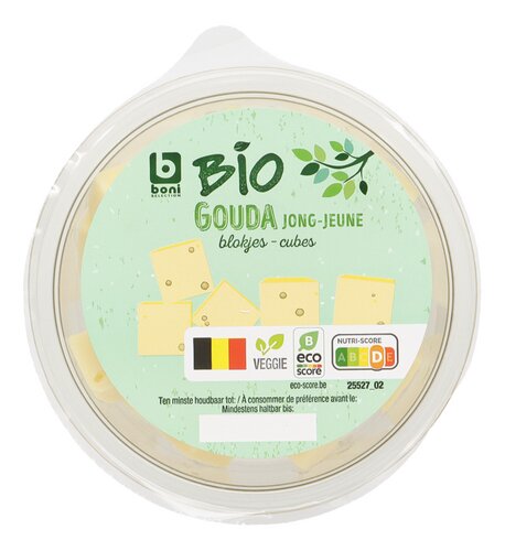 BONI BIO gouda jong blokjes