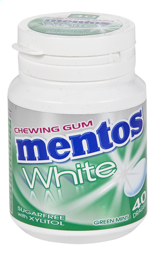 MENTOS white greenmint 40pc