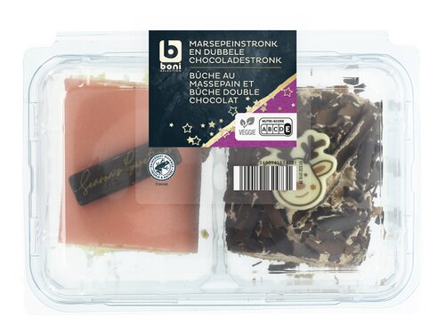 BONI Bûche Marzipan - Double Chocol.