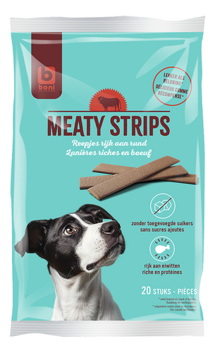BONI Meaty Strips Boeuf