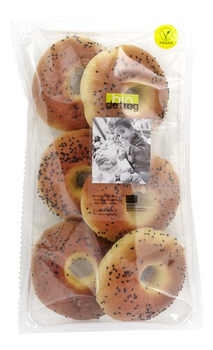 DE TROG vegan bagel nigella bio