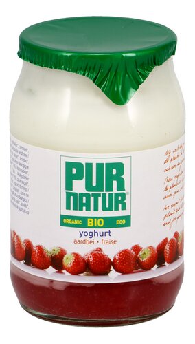 PUR NATUR yaourt entier fraises Bio