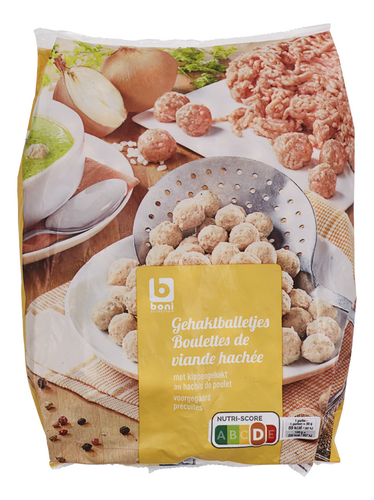 BONI boulettes précuites poulet