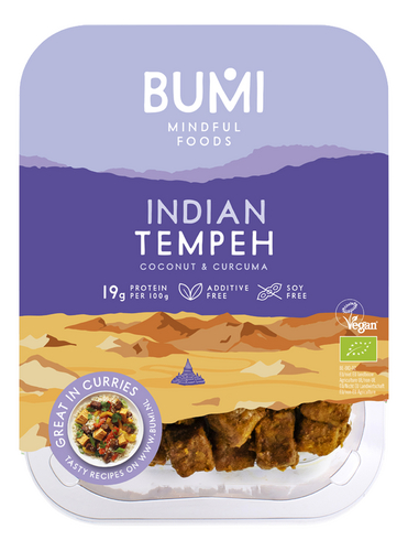 BUMI cubes tempeh à l'indienne Bio