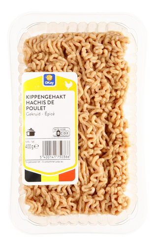  hachée de poulet préparé