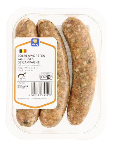  saucisse paysanne
