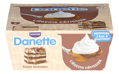 DANETTE Liégeois tiramisu