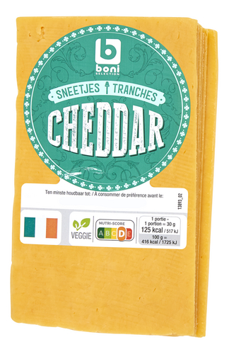 BONI Cheddar fromage tranches