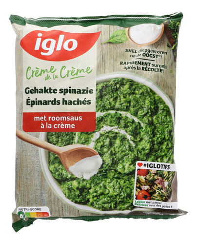 IGLO gehakte spinazie roomsaus