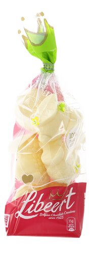 LIBEERT zakje paasfig.witte chocol.