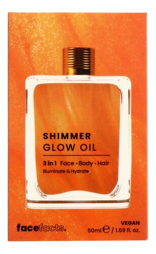 FACEFACTS Shimmer Glow Oil Gold