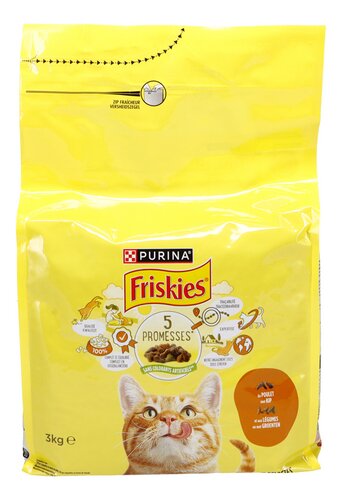 FRISKIES Chat adulte Poulet&Légumes