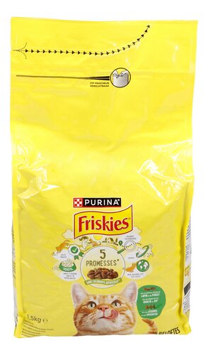 FRISKIES volwassen kat konijn&kip