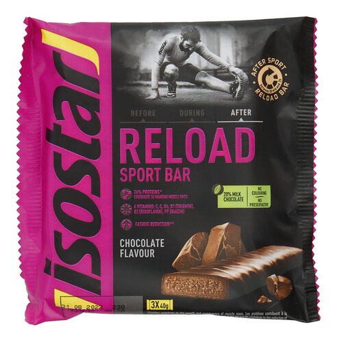 amplitude Doorbraak Verslagen ISOSTAR reep reload sport chocola. | Colruyt