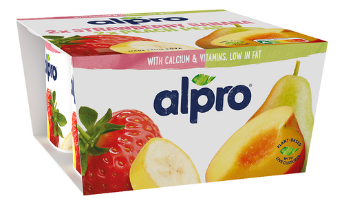 ALPRO fraise-banane/pêche-poire