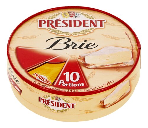 PRÉSIDENT brie 10 portions