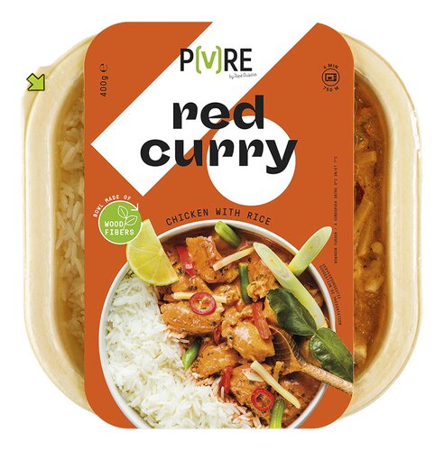 PURE kip rode curry rijst