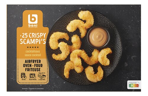 BONI Crispy Scampi met saus