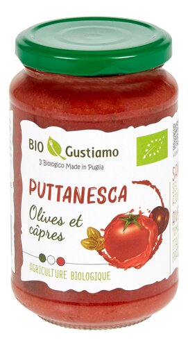 BIO GUSTIAMO puttanesca sauce bio