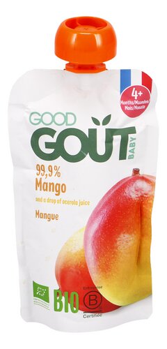 GOOD GOUT gourde mangue bio +4m