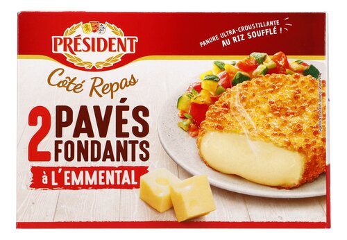 PRÉSIDENT Pavés fondant Emmental