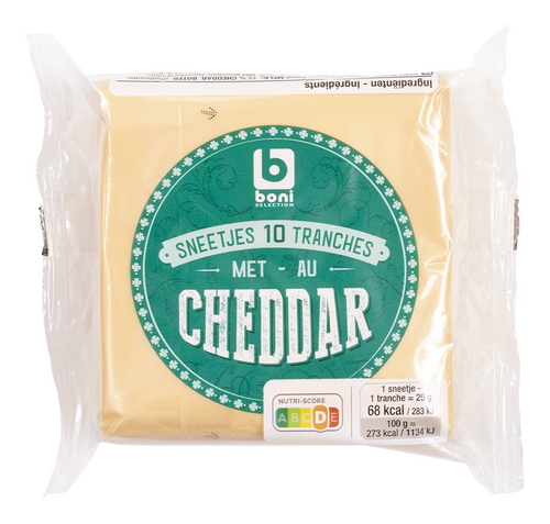 BONI Cheddar 10 tranches