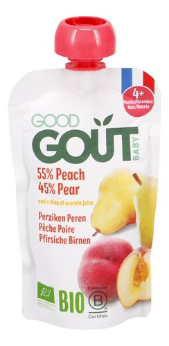 GOOD GOUT poire pêche 4M Bio