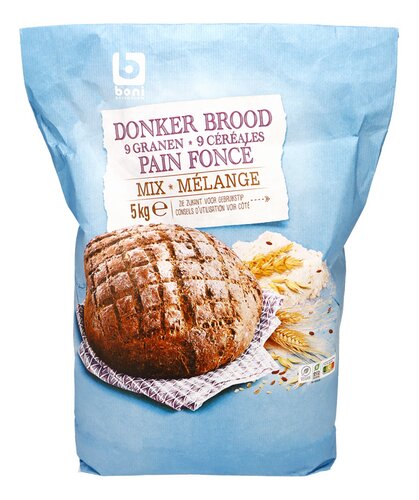 BONI mix voor Bruin meergranenbrood