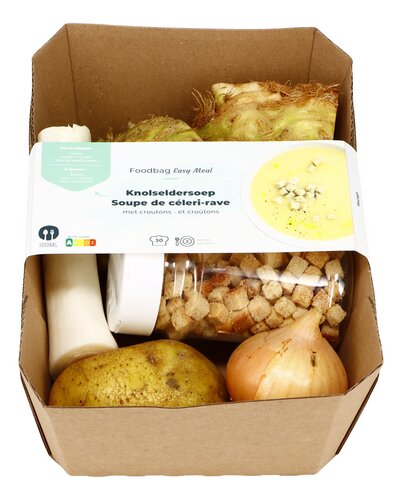 FOODBAG Soupe céleri-rave Croûtons