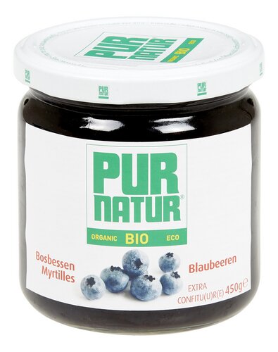 PUR NATUR confituur bosbessen Bio