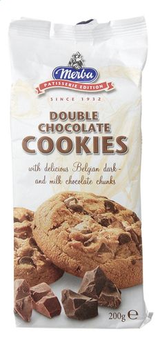 MERBA cookies double chocolat